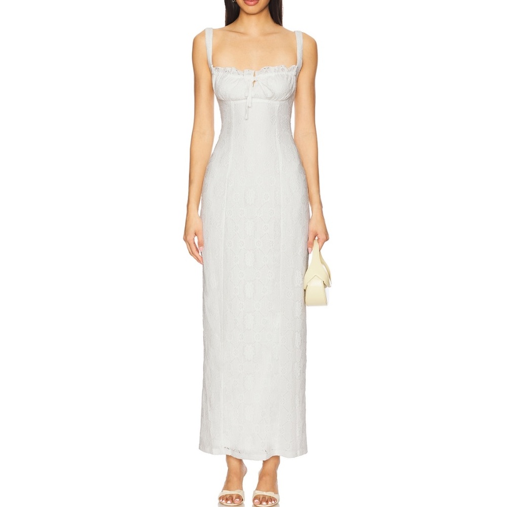 Revolve Lainey Maxi Dress MORE TO COME White Lace Maxi Dress - New With Tags!